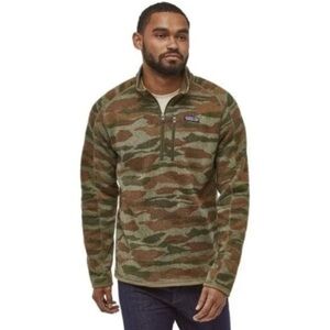 Patagonia Men's Camo Better Sweater Fleece 1/4 Zip